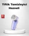 USB Şarjlı Tiftik Temizleyici – Kolay Temizlenen Hazne ve Bıçak, Taşınabilir