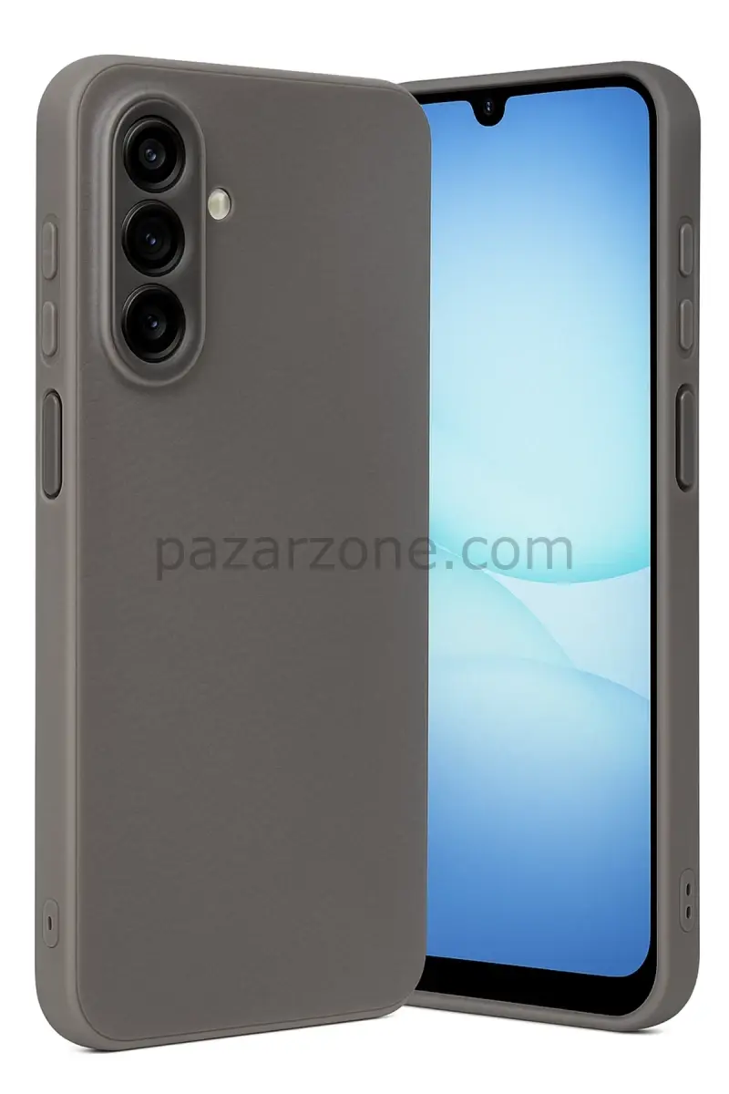 Newface Samsung Galaxy A17 5G Thermax Silikon Kılıf - Gri