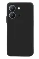 Newface Vivo Y36 Kılıf Nano içi Kadife Silikon - Siyah