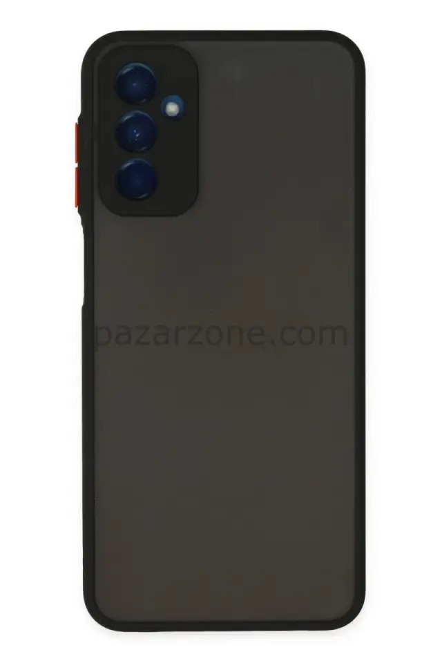 Newface Samsung Galaxy M13 Kılıf Montreal Silikon Kapak - Siyah