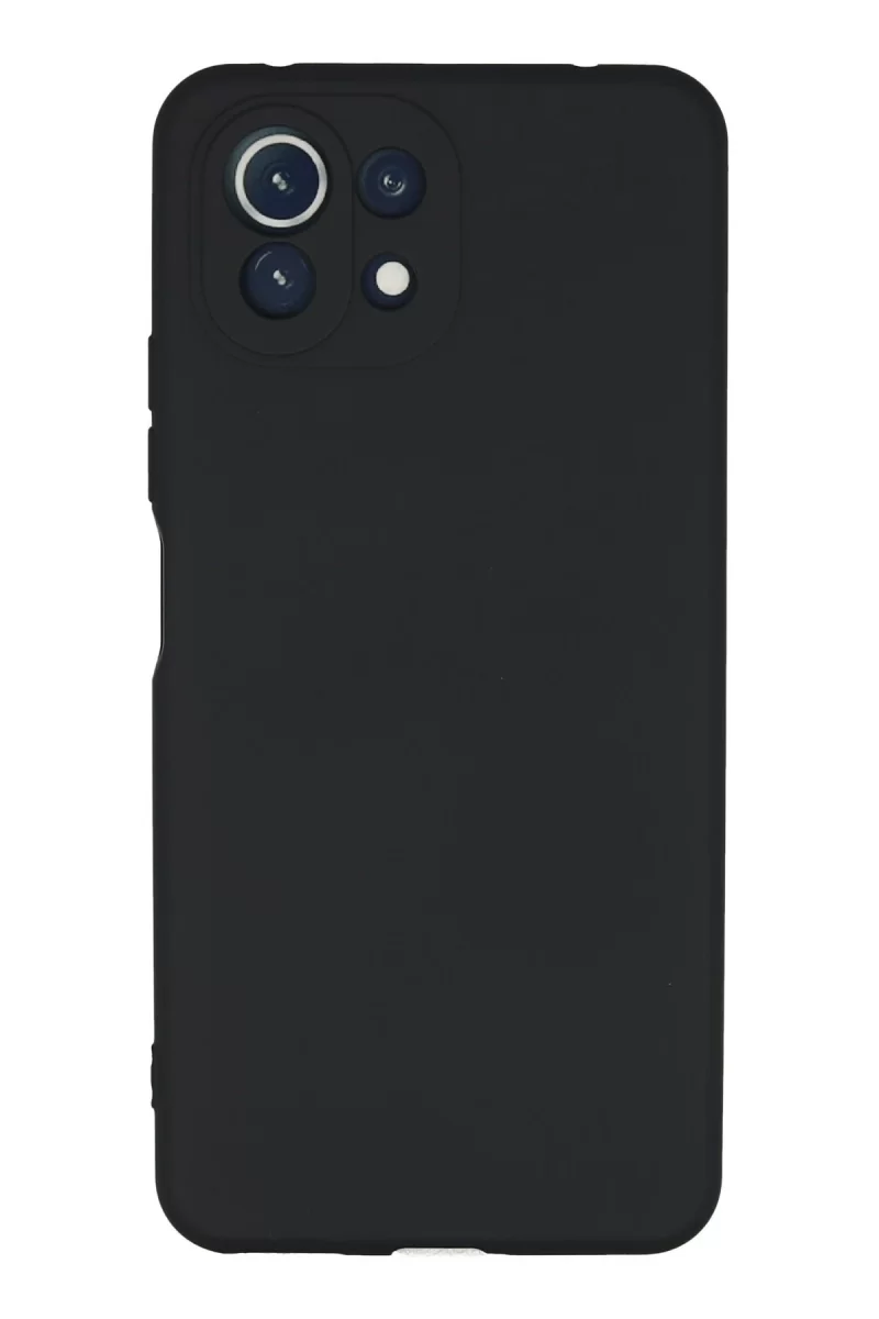 Newface Xiaomi Mİ 11 Lite Kılıf Nano içi Kadife Silikon - Lacivert