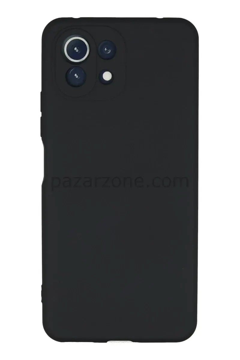 Newface Xiaomi Mİ 11 Lite Kılıf Nano içi Kadife Silikon - Lacivert