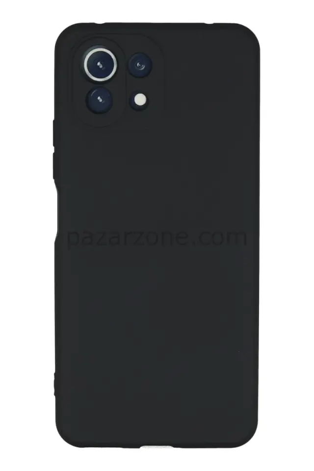 Newface Xiaomi Mİ 11 Lite Kılıf Nano içi Kadife Silikon - Lacivert