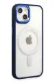 Newface Apple iPhone 15 Pro Kılıf Room Magneticsafe Silikon - Lacivert