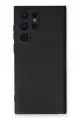 Newface Samsung Galaxy S23 Ultra Kılıf Nano içi Kadife Silikon - Siyah