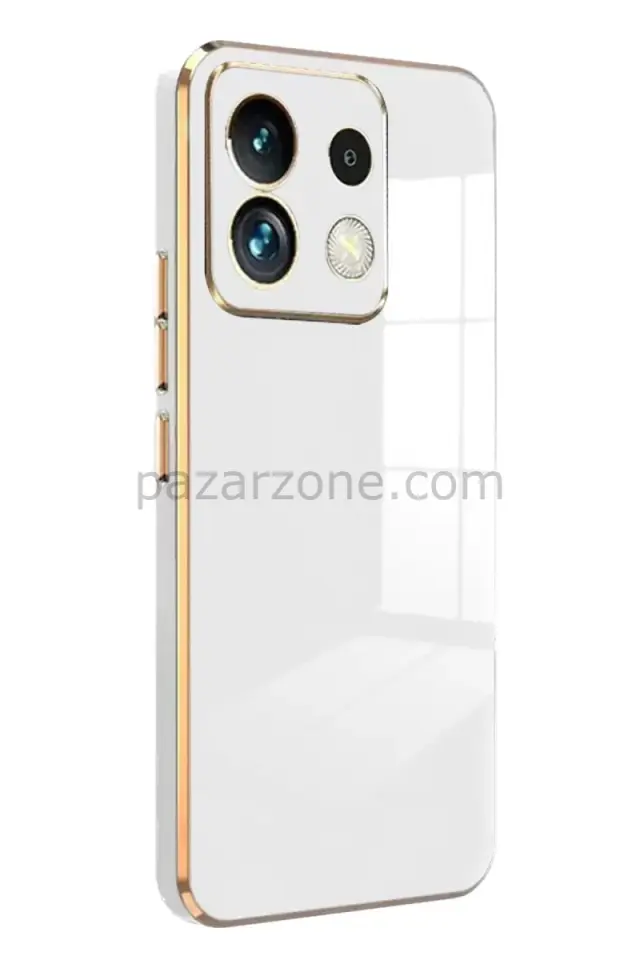 Newface Xiaomi Redmi Note 13 4G Kılıf Volet Silikon - Beyaz