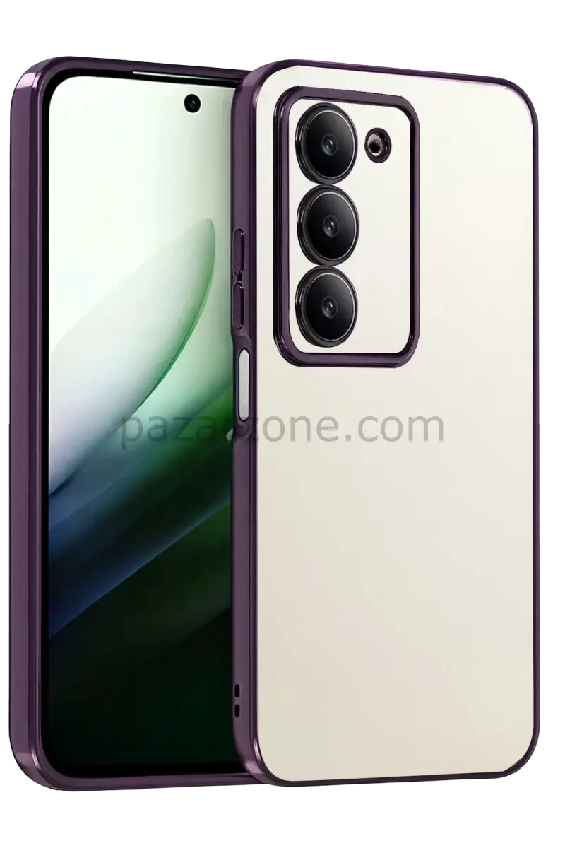 Newface Xiaomi Redmi 15 4G Razer Lensli Silikon - Mor