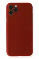 Newface Apple iPhone 11 Pro Kılıf PP Ultra İnce Kapak - Kırmızı