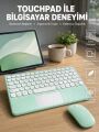 Profesyonel Wifi Q Klavye Bluetooth Klavye Touchpad 10.8 Inç Yeni Nesil