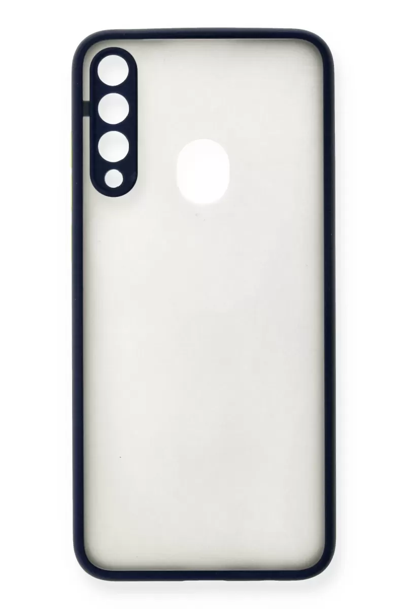 Newface Huawei Y6P Kılıf Montreal Silikon Kapak - Lacivert