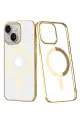 Newface Apple iPhone 14 Plus Kılıf Element Magneticsafe Sert Kapak - Gold