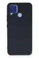 Newface Realme C15 Kılıf Nano içi Kadife Silikon - Lacivert