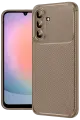 Newface Samsung Galaxy A37 5G Auto Focus Karbon Kapak - Kahverengi