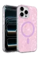 Onegif Apple iPhone 16 Pro Max Mila Dalgalı Magsafe Kapak - Lila