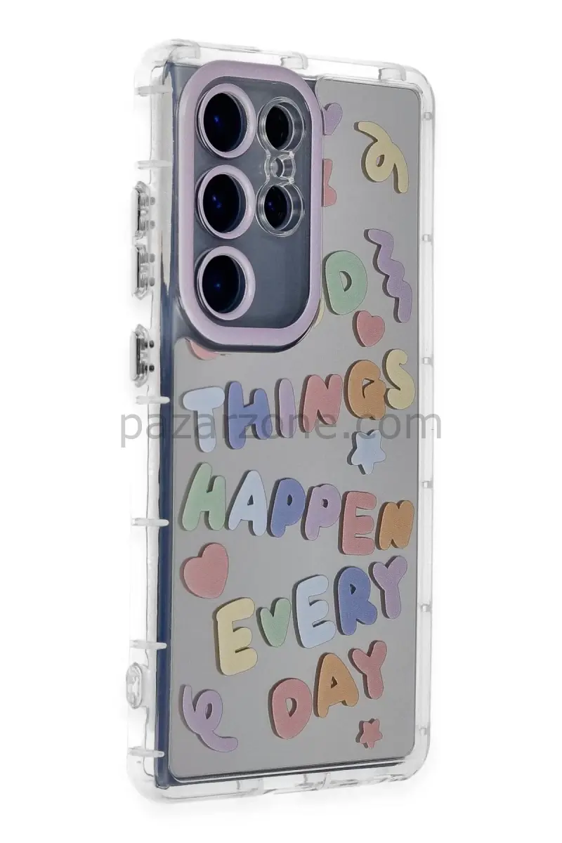 Newface Samsung Galaxy S23 Ultra Kılıf Reflexion Desenli Kapak - Desen 7