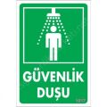 Güvenlik Duşu Uyarı Levhası 17,5x25 KOD:1017