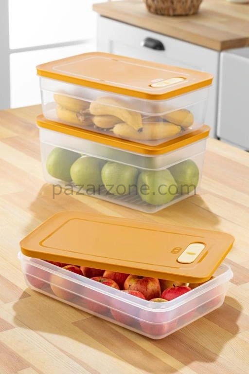 Tupper Model - Vakumlu - Mikrodalga Buzluk Saklama Kabı 3,8lt