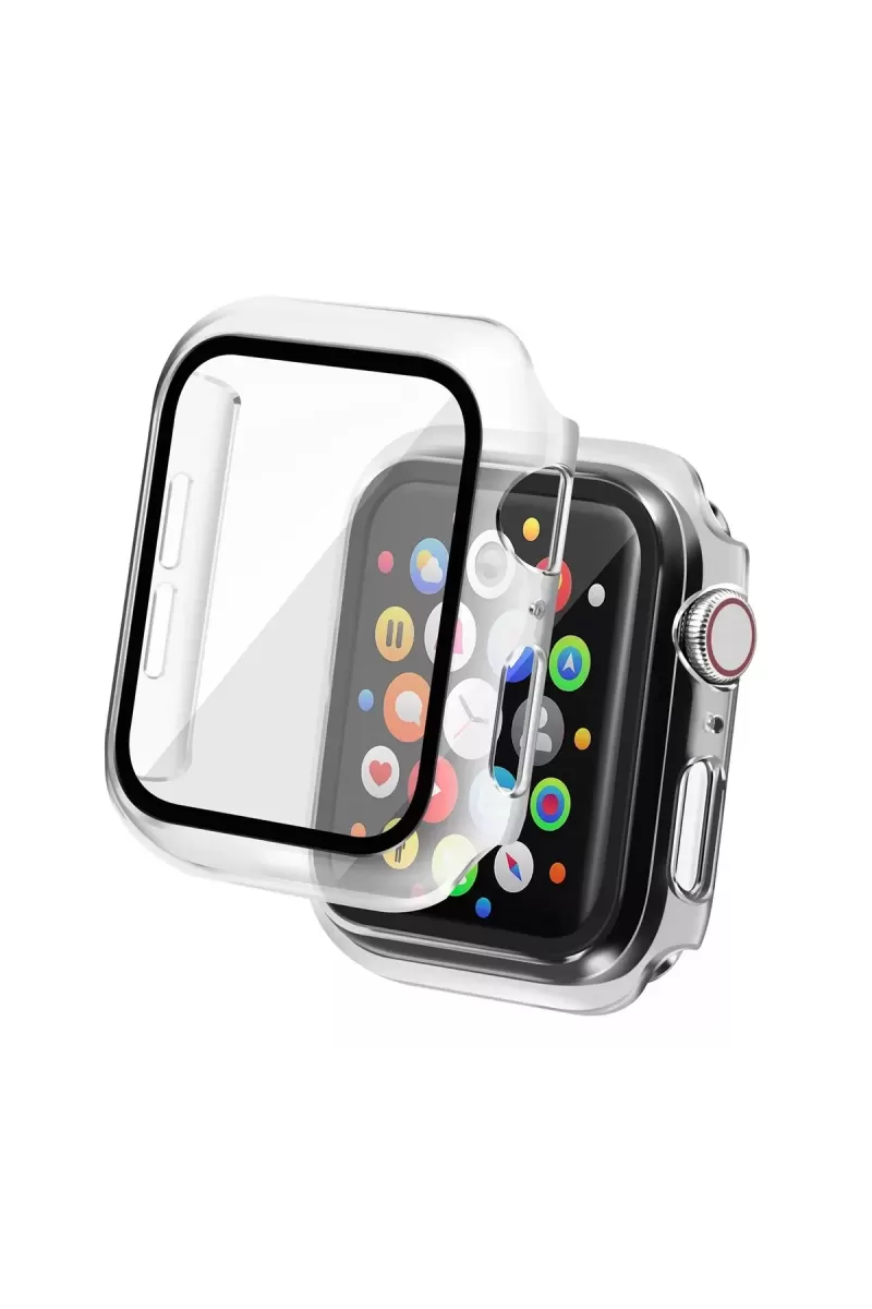 Newface Apple Watch 42mm Camlı Kasa Ekran Koruyucu - Şeffaf