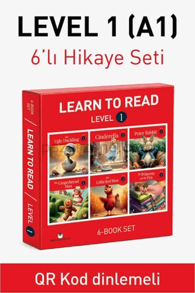 Level 1 İngilizce Hikaye Seti (6 Kitap)