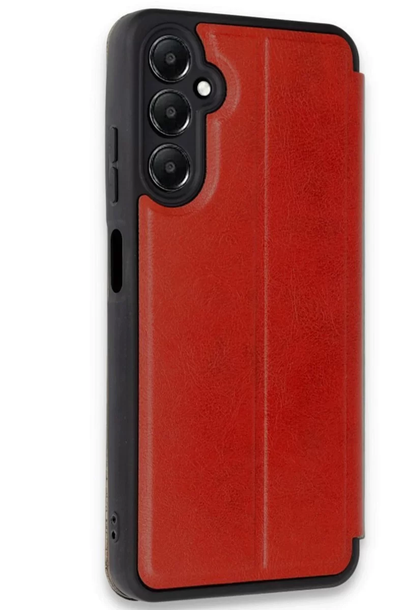 Newface Samsung Galaxy A17 5G Flip Cover - Kırmızı