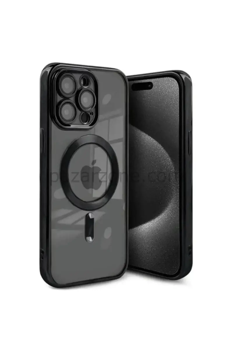 Newface Apple iPhone 15 Pro Kılıf Kross Magneticsafe Kapak - Siyah
