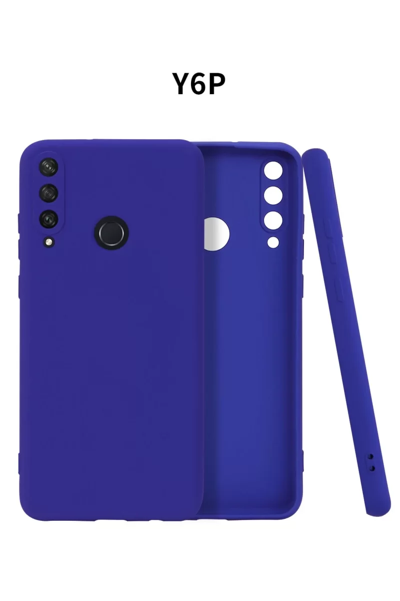 Newface Huawei Y6P Kılıf First Silikon - Lacivert