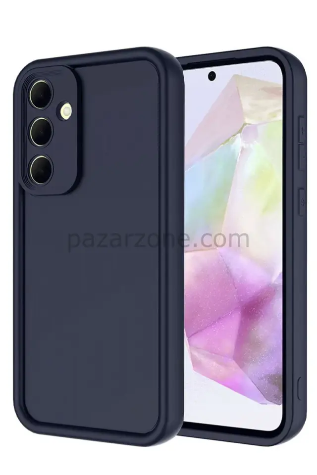 Newface Samsung Galaxy A17 5G Viera Silikon - Lacivert