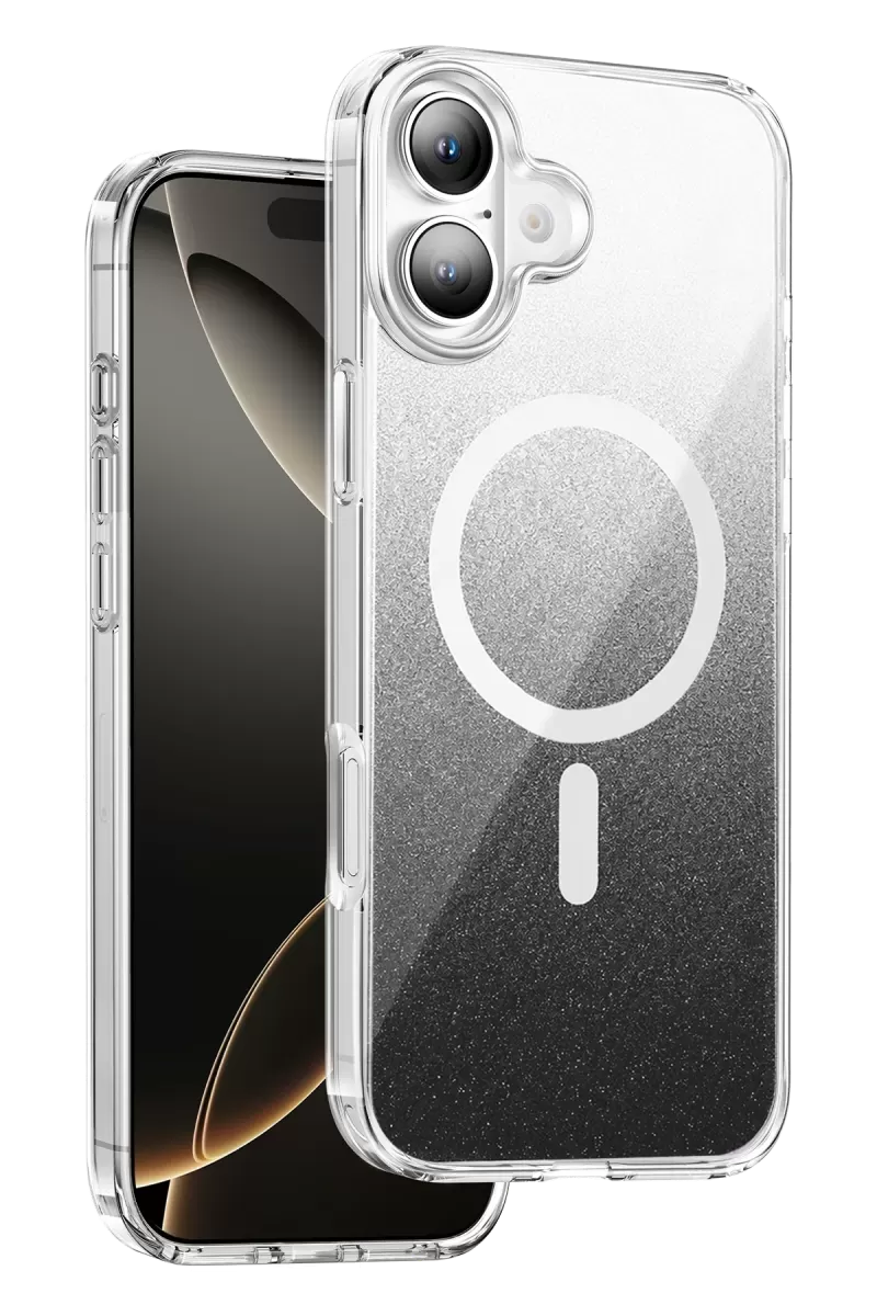 Onegif Apple iPhone 16 Sora Simli Magsafe Kapak - Siyah