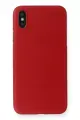 Newface Apple iPhone X Kılıf PP Ultra İnce Kapak - Kırmızı