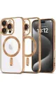Newface Apple iPhone 16 Pro Max Kılıf Kross Magneticsafe Kapak - Çöl Titanyum
