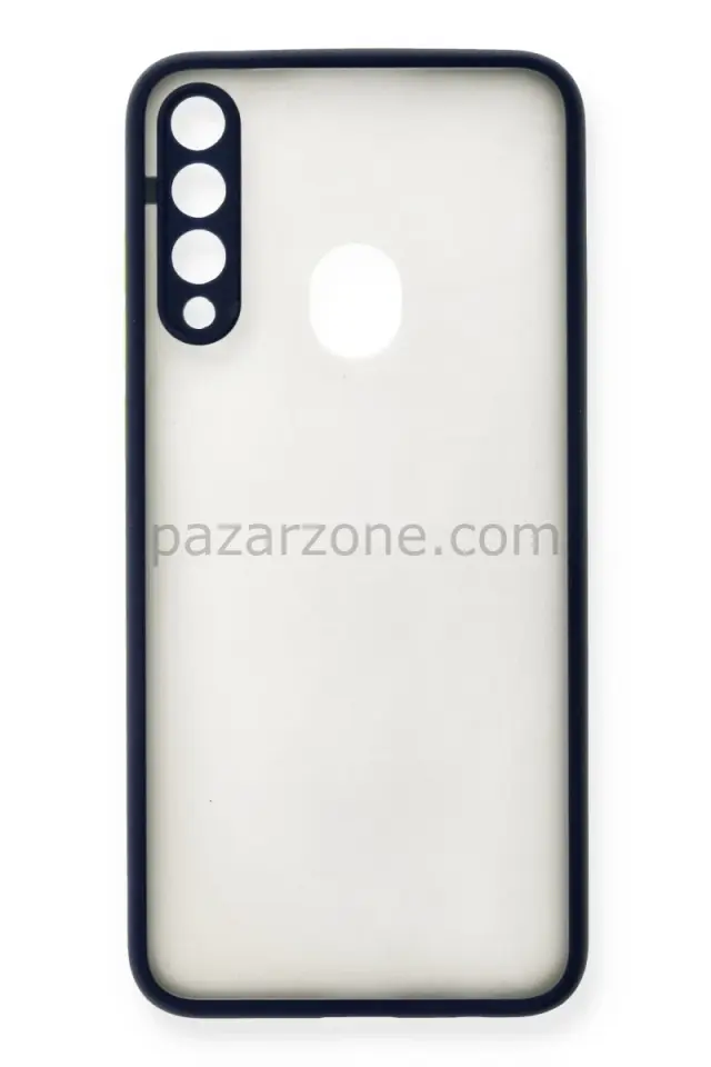 Newface Huawei Y6P Kılıf Montreal Silikon Kapak - Lacivert