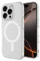Newface Apple iPhone 16 Pro Max Kılıf Magneticsafe Şeffaf Silikon - Şeffaf