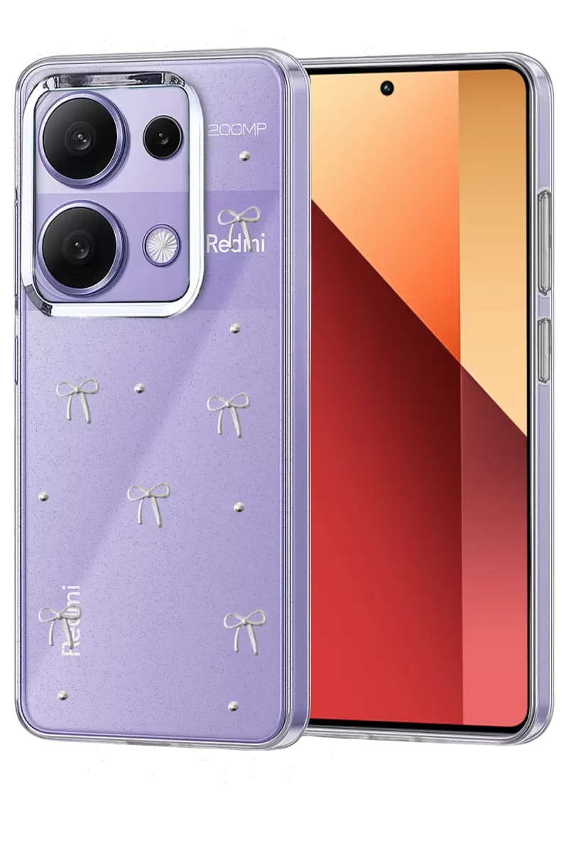 Newface Xiaomi Redmi Note 13 Pro 4G Fiyonk Desenli Kapak - Desen 1