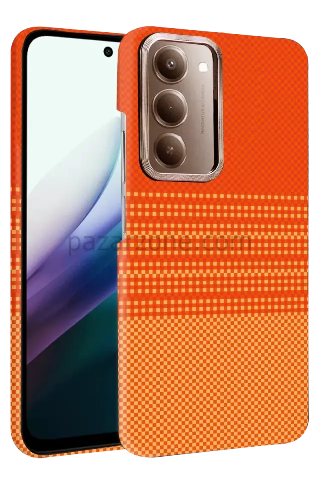 Newface Xiaomi Redmi 15 4G Vega Magsafe Kapak - Turuncu