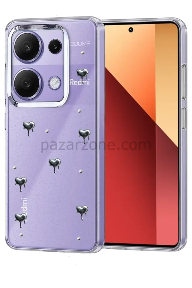 Newface Xiaomi Redmi Note 13 Pro 4G Fiyonk Desenli Kapak - Desen 3