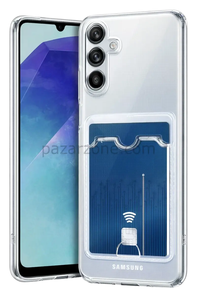 Newface Samsung Galaxy A37 5G Kart Şeffaf Silikon - Şeffaf