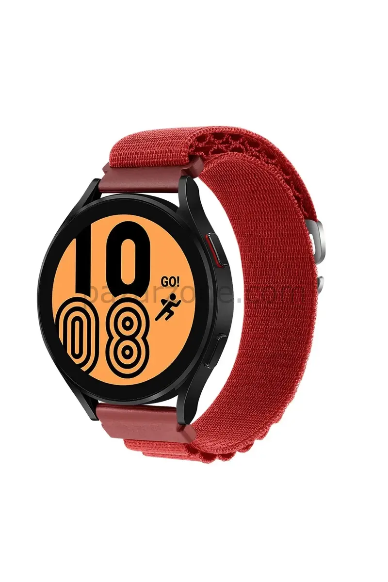 Newface Watch 20mm KR410 Kumaş Kordon - Kırmızı
