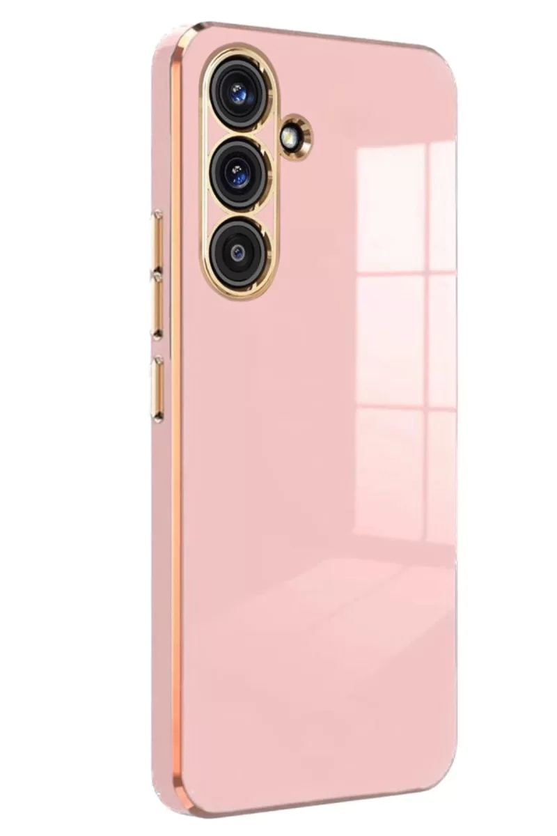 Newface Samsung Galaxy S25 FE Volet Silikon - Pembe