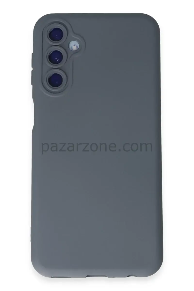 Newface Samsung Galaxy M14 5G Kılıf Nano içi Kadife Silikon - Gri