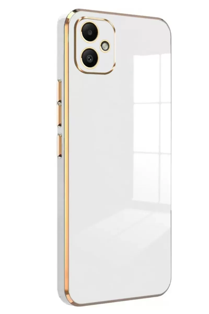 Newface Samsung Galaxy A05 Kılıf Volet Silikon - Beyaz