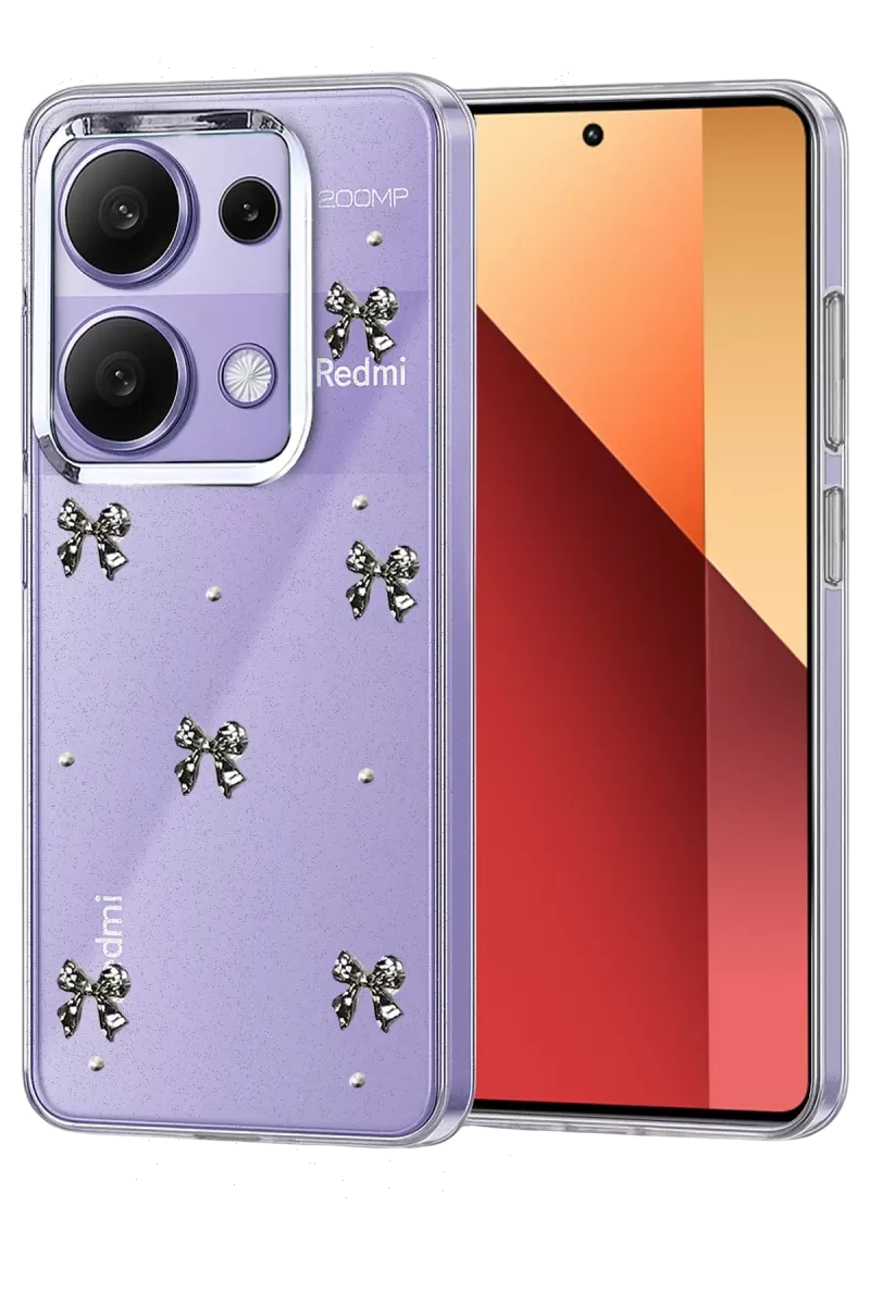 Newface Xiaomi Redmi Note 13 Pro 4G Fiyonk Desenli Kapak - Desen 5