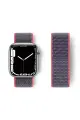 Newface Apple Watch 42mm Hasırlı Cırtcırtlı Kordon - Pembe