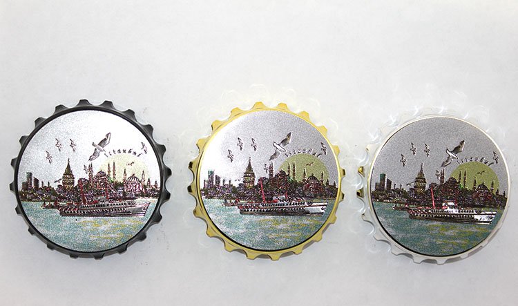 İstanbul Temalı Gazoz Kapağı Magnet - Model 1