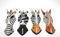 Ahşap Duvara Asmalı 30 cm Zebra Maske