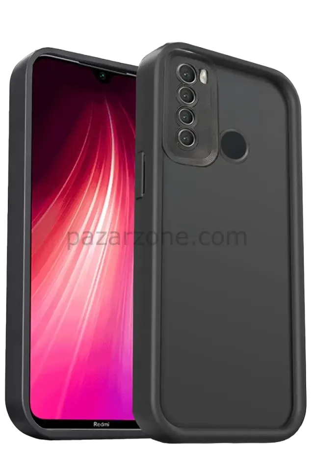 Newface Xiaomi Redmi Note 8 Kılıf Viera Silikon - Siyah