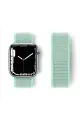 Newface Apple Watch 42mm Hasırlı Cırtcırtlı Kordon - Turkuaz