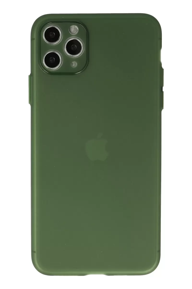 Newface Apple iPhone 11 Pro Max Kılıf Puma Silikon - Yeşil