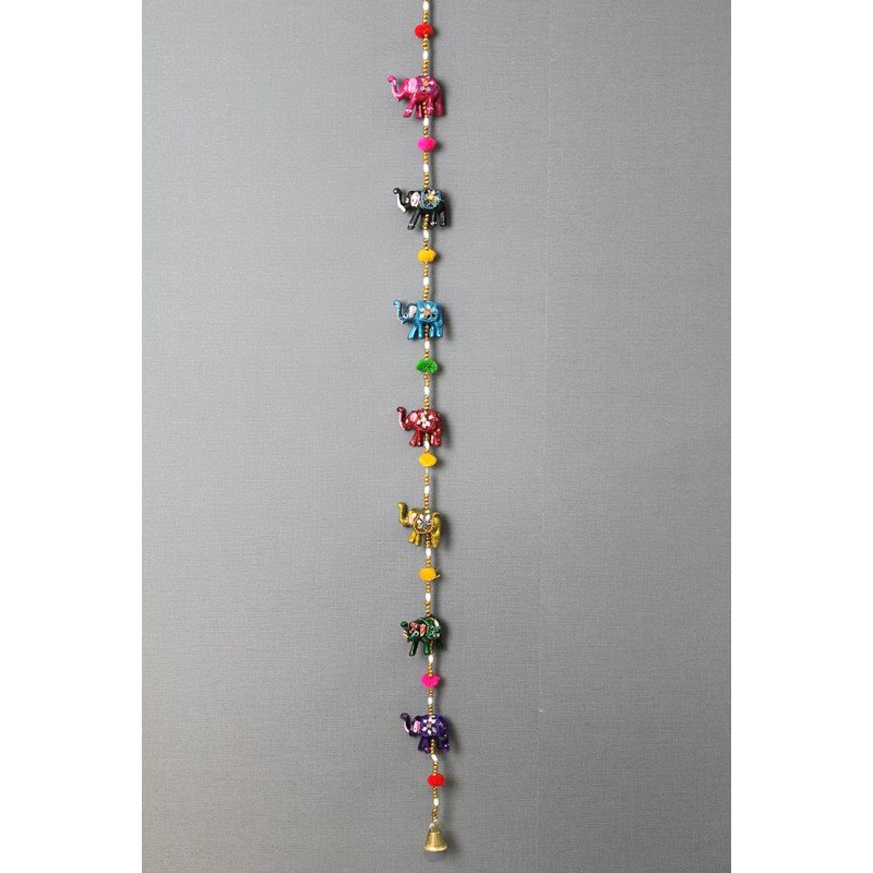 7'li Asmalı Aynalı Fil - Model 1