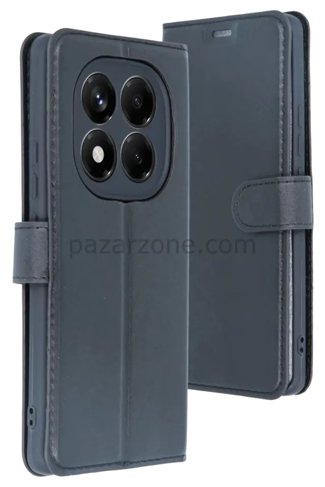 Newface Xiaomi Redmi Note 15 Pro 4G Trend S Plus Kapaklı Kılıf - Siyah