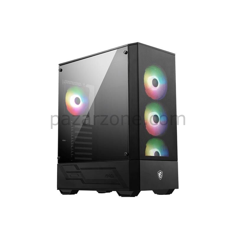 MSI MAG FORGE 112R TEMPERLI CAM 3X120MM 1X120MM ARGB FAN PSU YOK ATX GAMING KASA
